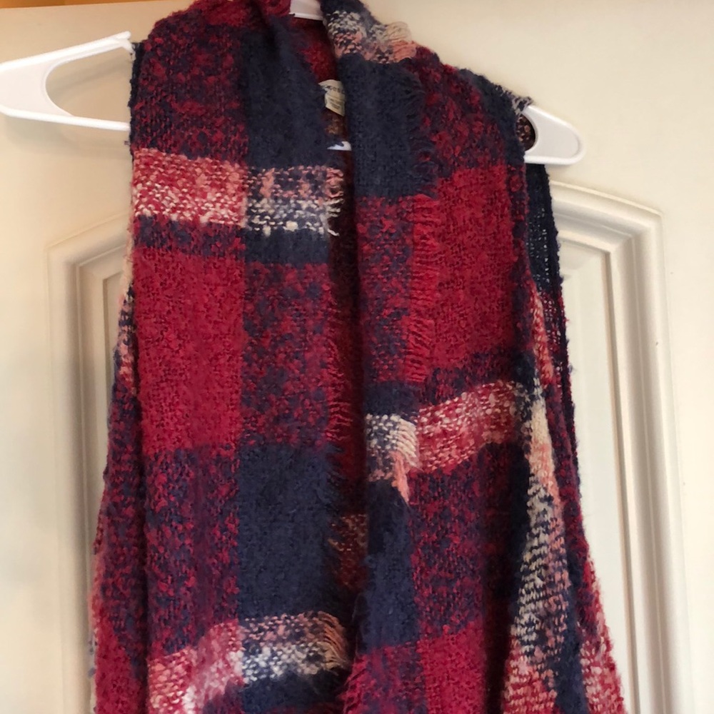 Flannel print multi colored super cute cardigan